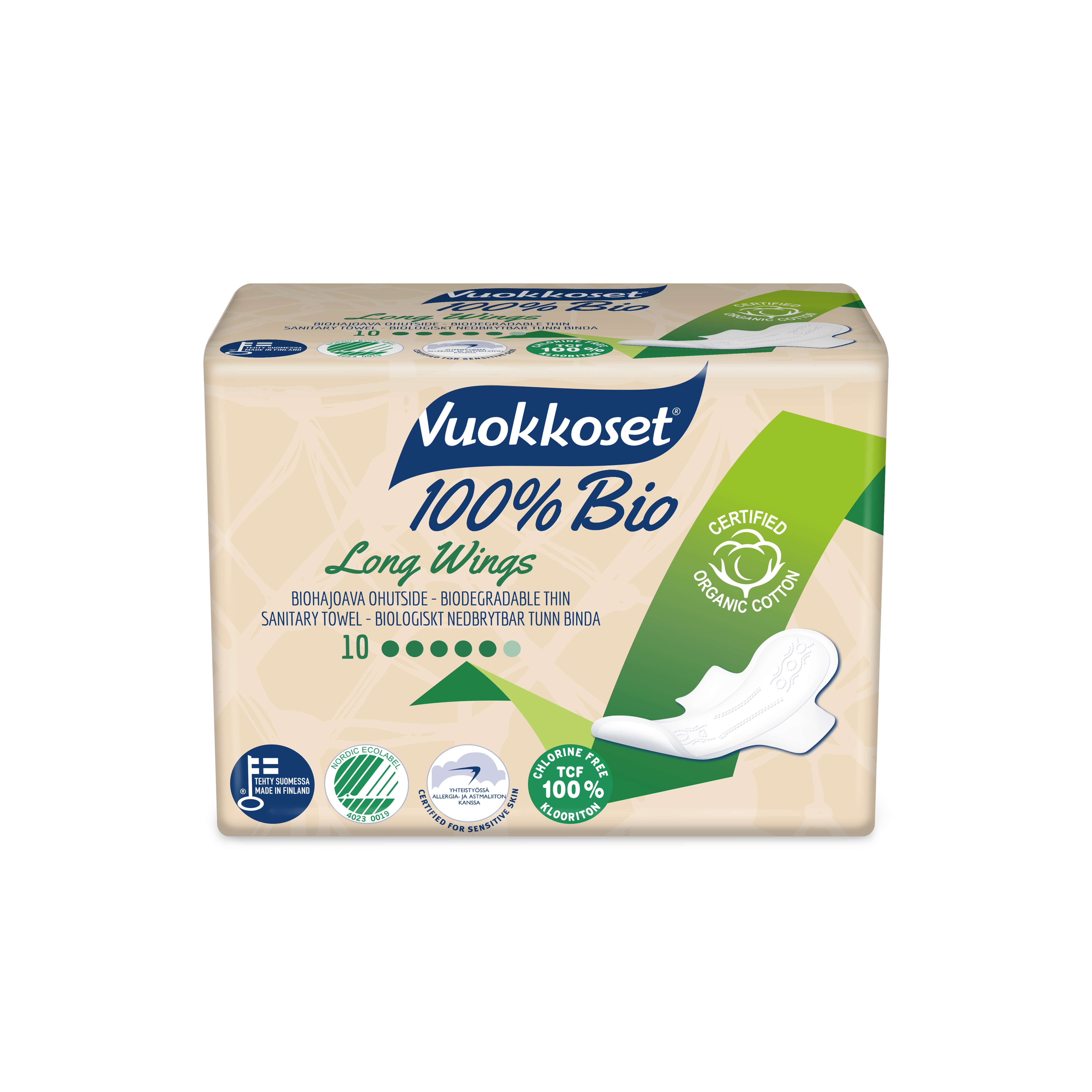 Vuokkoset personal care packaging